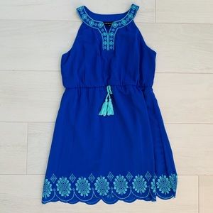 MY MICHELLE Tween Blue Boho Summer Dress. Size 14